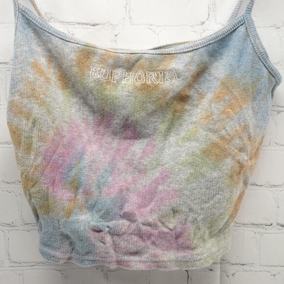 Pac Sun Women's Size Large Tie Dye Euphoria Tank Top #1529 - Picture 3 of 6